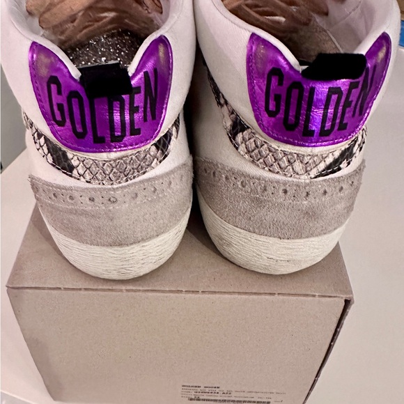 Golden Goose Glitter, Canvas, Suede, Python Mid Star Size 9 - Picture 3 of 12